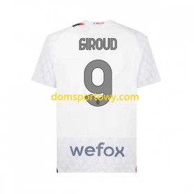 Koszulka AC Milan Olivier Giroud 9 Wyjazdowe Koszulki Piłkarskie 2023-2024 Krótki Rękaw